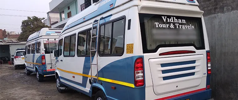 17 Seater AC Tempo Traveller on Rent in Varanasi